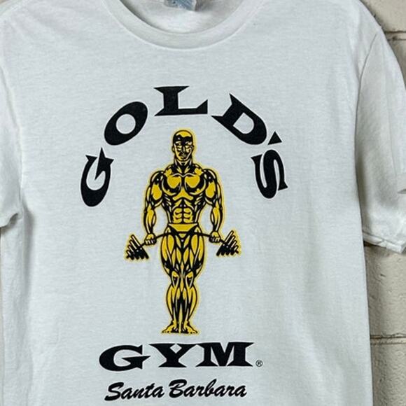 Gold’s Gym Santa Barbara White Tee size S - Picture 4 of 8